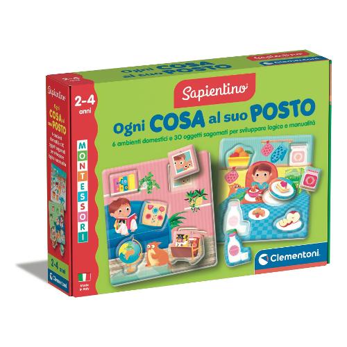 Gioco educativo Ogni cosa al suo posto 2-4a SAPIENTINO BABY MONTESSORI 16866