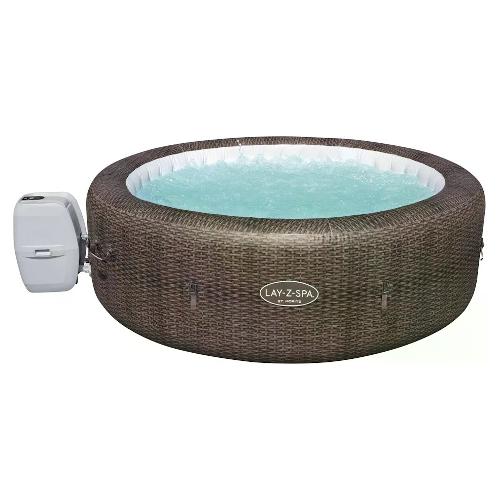 Piscina idromassaggio LAY Z SPA St.Moritz Airjet gonfiabile (216x71 cm) Marrone effetto rattan 60023 6
