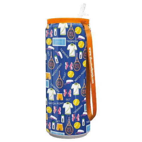 Borraccia termica inox (450ml) THE STEEL BOTTLE Sport Tennis Blu TSB SS 63TNS