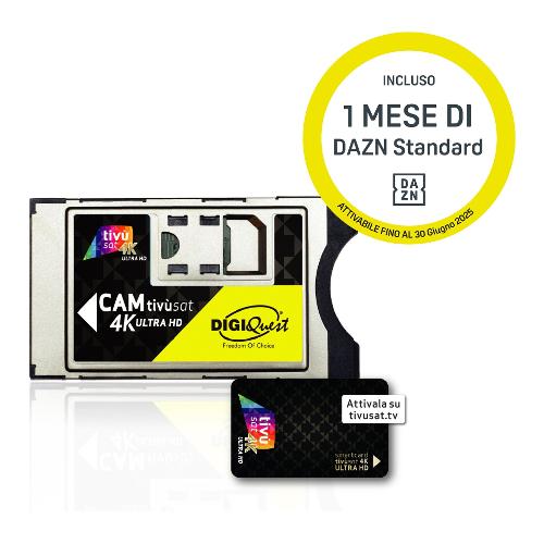 Modulo CAM TIVUSAT UHD DAZN 4K