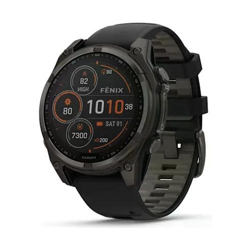 Smartwatch ( MIP ) FENIX 8 Solar Sapphire e Carbon gray 47 mm 010 02906 11