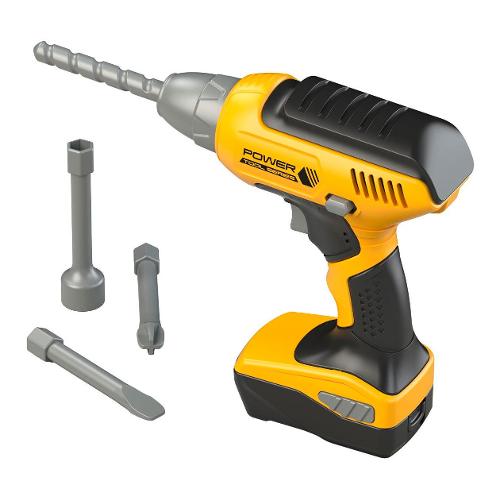 Trapano giocattolo avvitatore con accessori De Luxe POWER TOOLS ODG1021