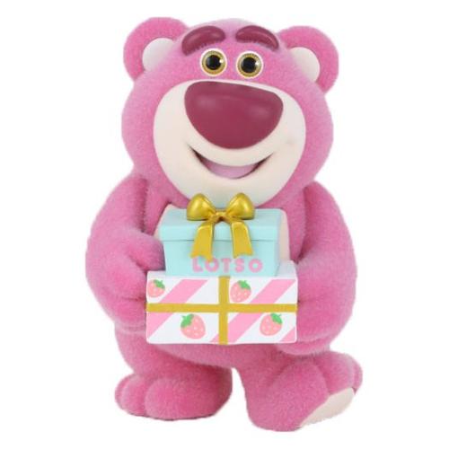 TOY STORY Lotso with Christmas Present Flocked Pink 6013801