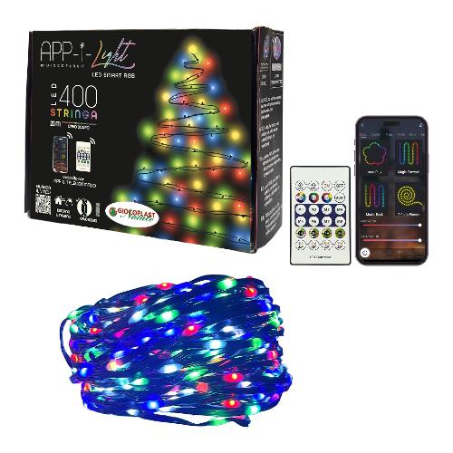 Filo luci giochi di luce smart (2000cm) APP I-LIGHT 400 luci - LED IP44 Verde 141 24392