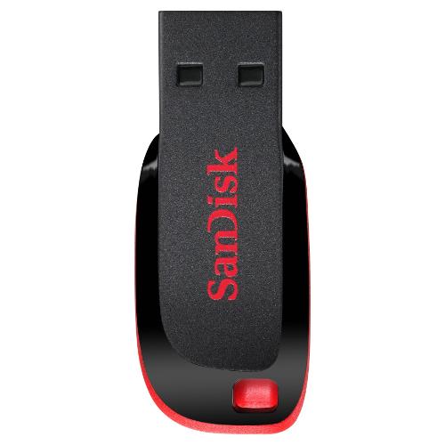 Chiavetta USB 64GB CRUZER Blade Black e Red SDCZ50 064G B35