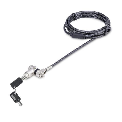 Cavo con lucchetto Chiave 3in1 Grigio UNIVKMKO LAPTOP LOCK