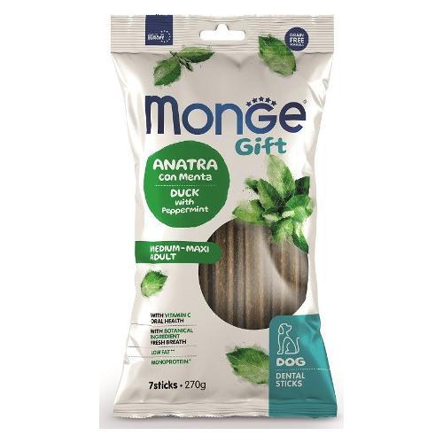 Snack masticabile cane adulto Medium Dental GIFT anatra e menta Busta 7 pz (270 gr) 8558