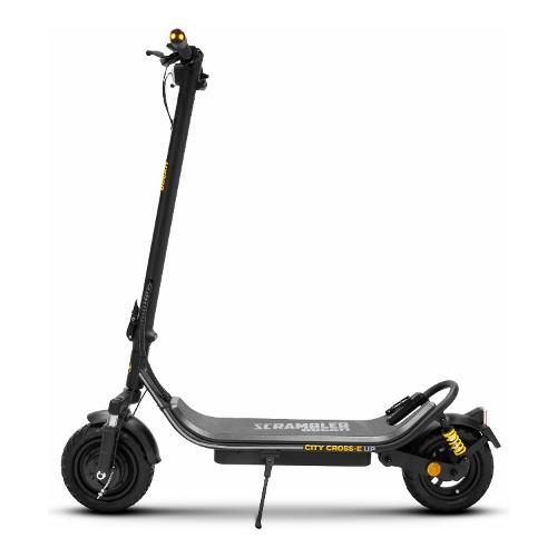 Monopattino elettrico ruote 10" 36V 400W SCRAMBLER City Cross E Up Nero e Giallo SC MO 220007