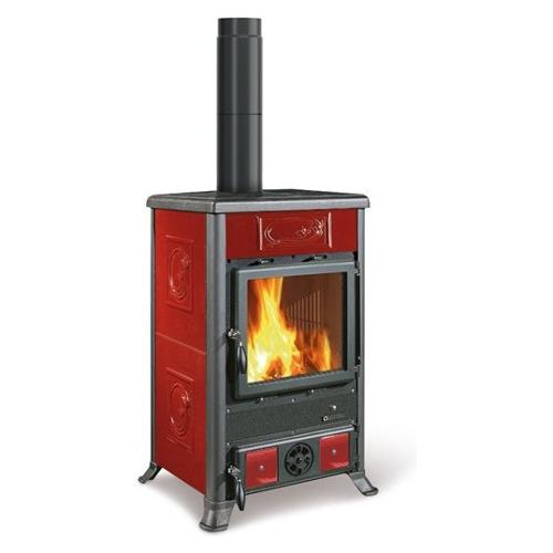 Stufa legna 9kW ROSSELLA R1 5.0 Liberty bordeaux 5 stelle 7017604