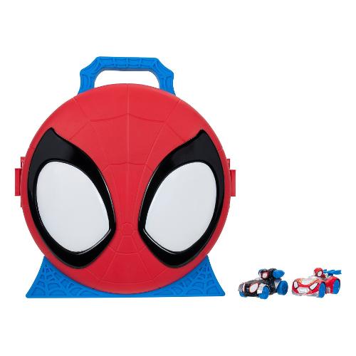 Valigetta lancia veicoli con 2 auto die cast SPIDEY & AMAZING FRIENDS SP090300