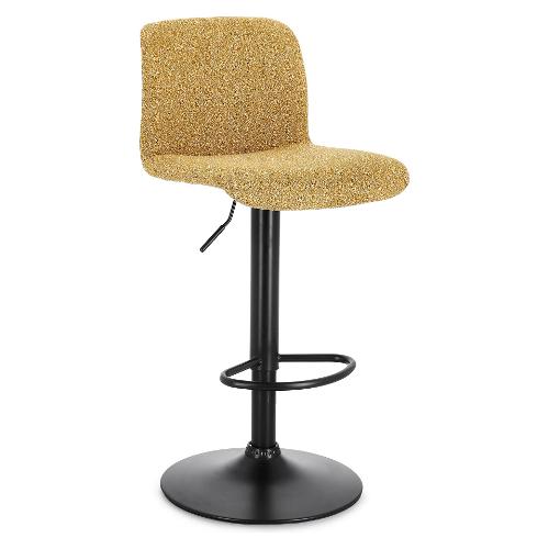 RAFAEL Sgabello Nero e Senape