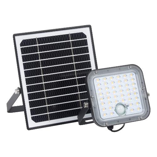 Proiettore con sensore presenza solare ENDURA FLOOD SPLIT SOLAR SENSOR Black (15x15cm) LUM276675 1 luce - LED - Max 10W