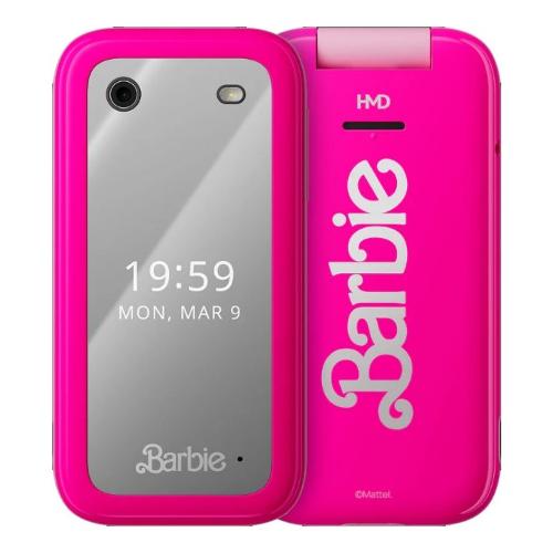 Cellulare 4G Lte BARBIE Flip Phone Power pink
