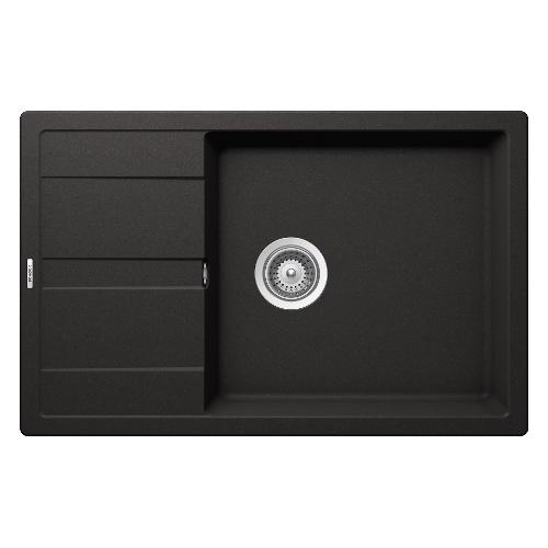 Lavello 1 vasca (78x50cm) PRIMUS Nero assoluto Ruvido opaco PRID100SAP13