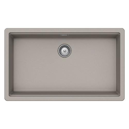 Lavello 1 vasca (72,4x43cm) BROOKLYN Grigio tortora Ruvido opaco BYKN100XLU42