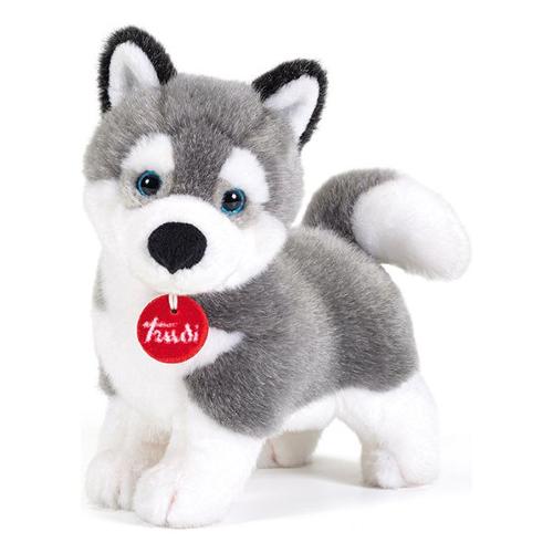 Peluche Husky Marcus S (17x18x25cm) CLASSIC Grigio e Bianco 22271