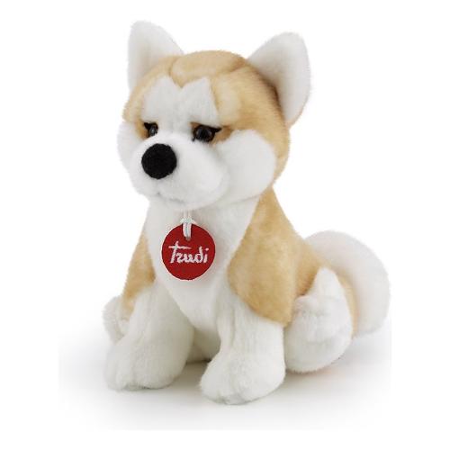 Peluche Akita Ascanio S (16x20x24cm) CLASSIC Beige e Bianco 22663