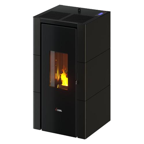 Stufa pellet 7kW CRISTAL 7 T2 Antracite 5 stelle 7024019