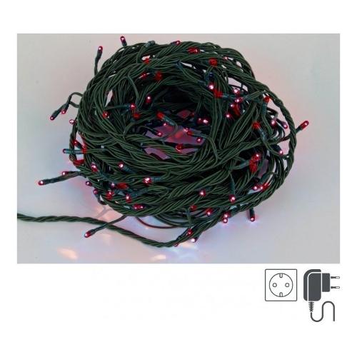 Filo Verde 180 luci - LED Rosso (9 + 2 mt) 8 Giochi di luce IP44 0922261