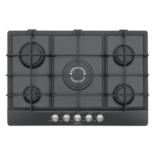 Piano cottura gas 5 zone PRIMUS PC75 Antracite (75cm)