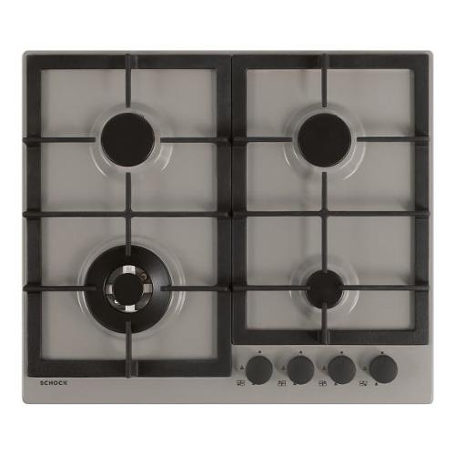 Piano cottura gas 4 zone PROFESSIONAL PC 60 1T Tortora (60cm)