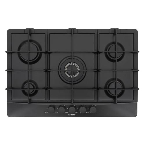 Piano cottura gas 5 zone PRIMUS PC75 Matte black (75cm)