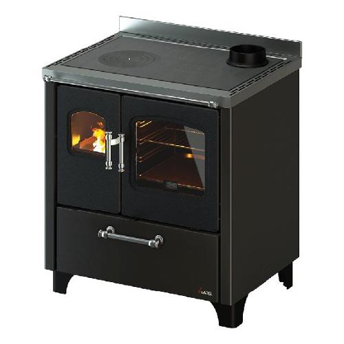 Cucina legna 7,5kW SMART 80S Air H6 Antracite classe A+ (2021) (79,5x65x91,5cm)