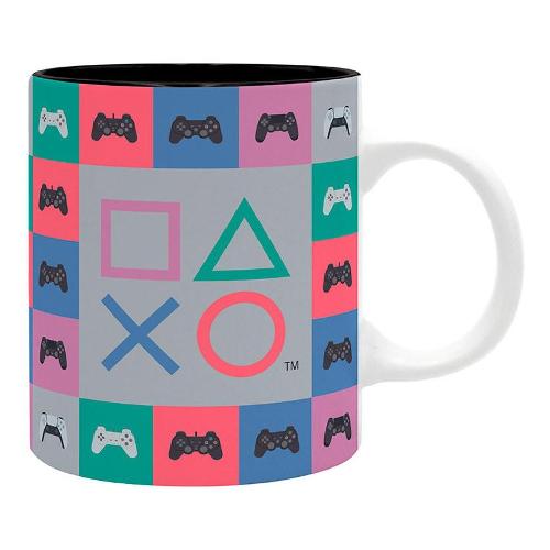 Tazza mug Ceramica (320ml) Logo Symbol Controller PLAYSTATION Multicolor ABYMUGA635