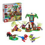Battaglia con il raptor al quartier generale sull’albero di Spider-man e Gobby Spidey e i suoi fantastici amici LEGO® Marvel