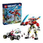 Mech tigre di Cooper e Bolide di Zero LEGO® DREAMZzz™