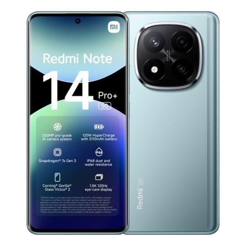 Smartphone 6,67" REDMI NOTE 14 PRO+ 5G Frost blue ( 256GB Ram 8GB 5110 mAh ) MZB0IJAEU