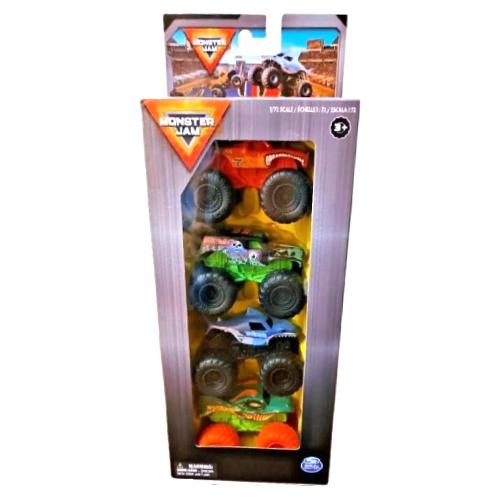 Set auto modelli scala 1:72 4 pz MONSTER JAM Assortito 6071188