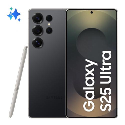 Smartphone 6,9" GALAXY AI S25 ULTRA 5G Titanium black ( 256GB Ram 12GB 5000 mAh ) SM S938BZKDEUE