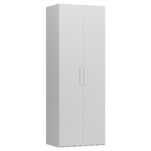 FIRST Armadio 2 Ante battenti Frassino bianco (90cm) Mobile KIT