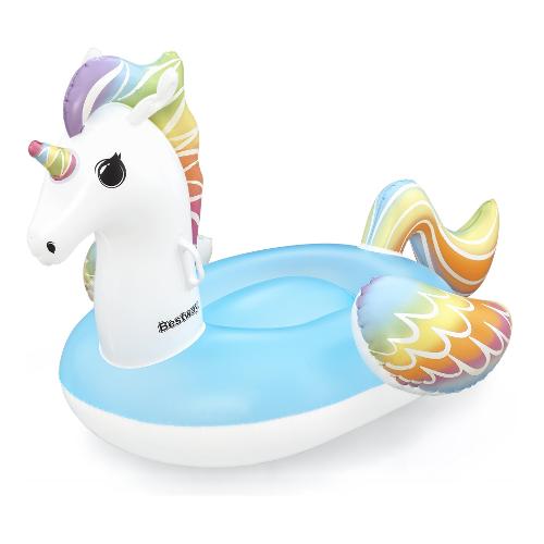 Unicorno cavalcabile (163x110x95,5cm) Azzurro multicolore 41114 7