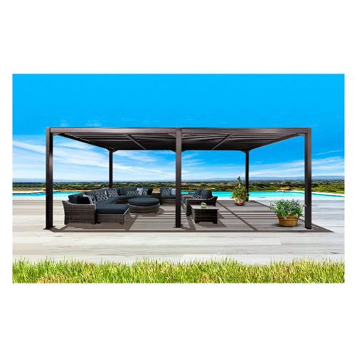 Pergola alluminio ELBA Antracite (3x6mt)