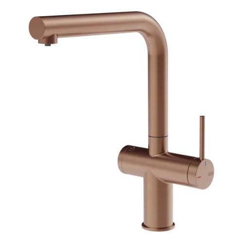 Miscelatore lavello predisposizione acqua filtrata INEDITO Copper brushed PVD 60571#708