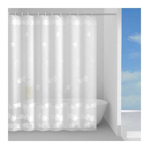 Tenda doccia in plastica (120x200cm) STRÜDEL Bianco TVI 1345 1230