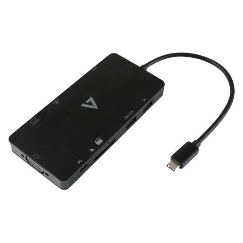 HUB 6 in 1 USB C 100W PD Black UCMINIDOCK ALTHV