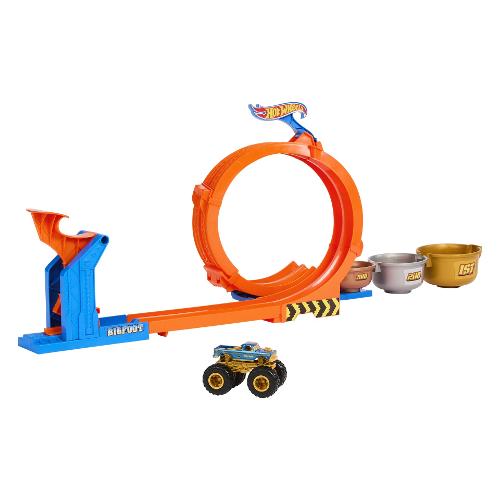 Moster trucks trophy challenge loop & flip HOT WHEELS JBX64