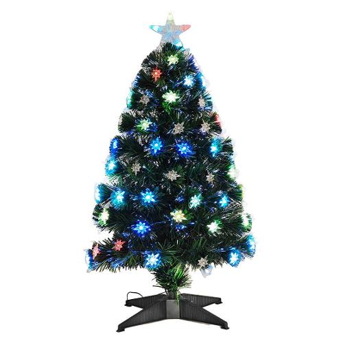 Albero Natale addobbato Verde (H90 cm) 90 luci - LED 446506