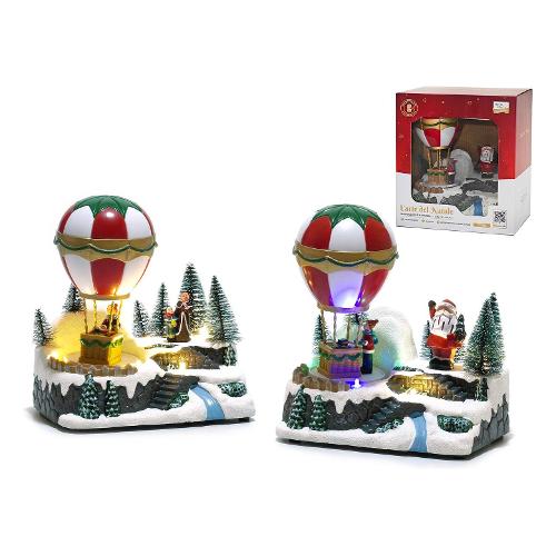 Mongolfiera con movimento, luci e musica (18x13x19,5cm) Assortito 427902