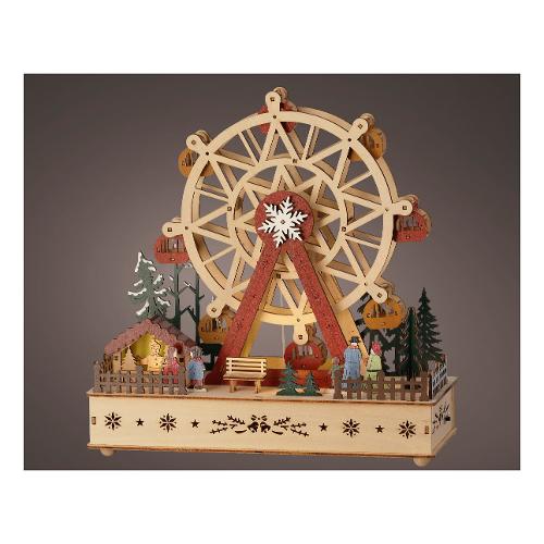 Ruota panoramica con movimento, luci e musica (28x12x28cm) Assortito 487733