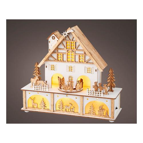 Cottage con movimento, luci e musica (27x10x24cm) Assortito 487727