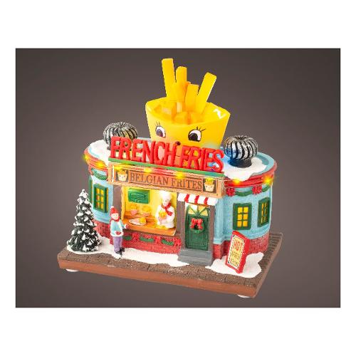 Fast food Patatine con movimento, luci e musica (19,5x12x16cm) 487889