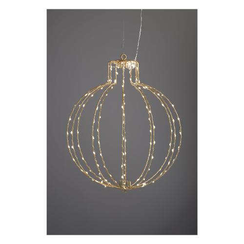 Sfera (D40 cm) luce fissa (1pz) 168 luci - NANOLED Bianco caldo IP44 D3997