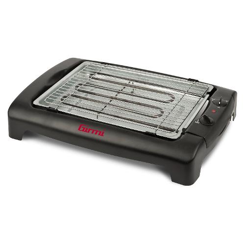 Griglia elettrica 2000W Barbecue Black e Silver BQ12