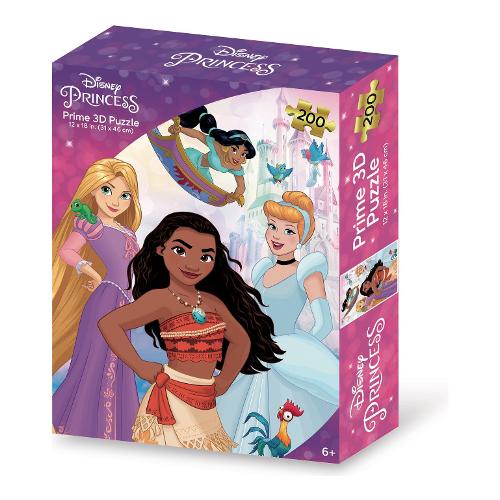 Puzzle 200 pz Princess Disney 6a+ (31x46cm) PRIME 3D PUN01000