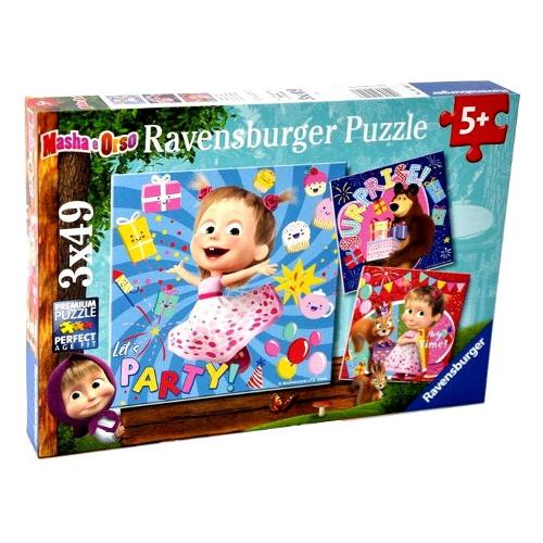 Puzzle 3x49 pz 5a+ (18x18cm) MASHA E ORSO 5692