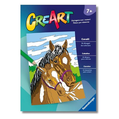 Libro da colorare Cavalli CREART 13096007